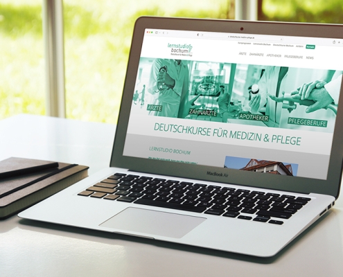 Neue Webseite Medizin und Pflege