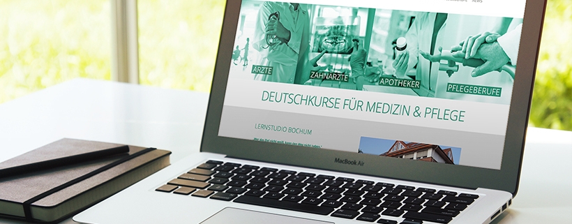 Neue Webseite Medizin und Pflege